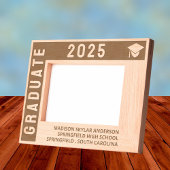 Grad 2025 Modern Simple 7x5L Abschluss Picture Geätzte Rahmen