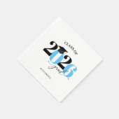 Grad 2025 Moderne Typografie Serviette (Ecke)