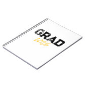 GRAD 2025 School Colors Senior Fun Notizblock (Linke Seite)