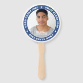 Grad 20XX Abschluss Modernes, kundenspezifisches F Fächer (Vorderseite)