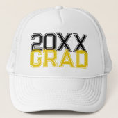 GRAD 20XX Abschluss Trucker Hat Truckerkappe (Vorderseite)