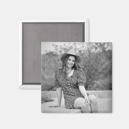 Grad 20XX Foto Zeitloser Keepake Graduate Magnet