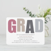 GRAD 2 EINLADUNG (Stehend Vorderseite)