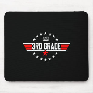 Grad 3 dritte Klasse zurück an den ersten Schultag Mousepad