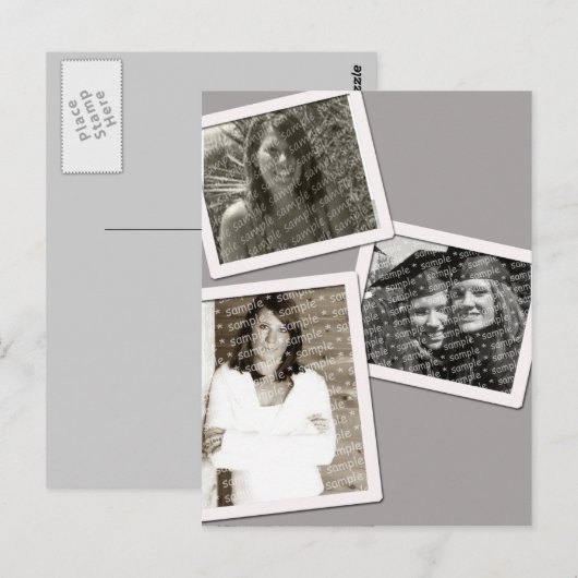 Grad 3 Frame Postkarte (Vorne/Hinten)