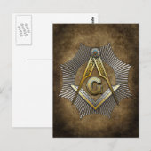 Grad 3: Master Mason Postkarte (Vorne/Hinten)