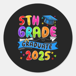 Grad 5 Grad Grad Cl 2025 Grad Runder Aufkleber