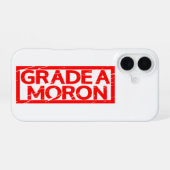 Grad A Moron Briefmarke iPhone 16 Hülle (Rückseite (Horizontal))