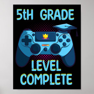 Grad abgeschlossen letzten Schultag Funny Grad Poster