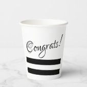 Grad Abschluss Individuelle Name und Jahr Pappbecher (Rückseite)