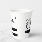 Grad Abschluss Individuelle Name und Jahr Pappbecher (Rechts)