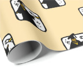 Grad Abschluss mit Diplomzusatz Geschenkpapier (Rolleneckpunkt)