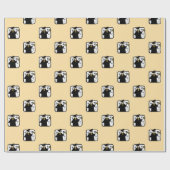 Grad Abschluss mit Diplomzusatz Geschenkpapier (Flach)