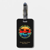 Grad Abschluss Senior Class Trip 2023 Personalisie Gepäckanhänger (Rückseite vertikal)