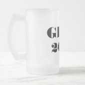 Grad Absorber Mattglas Bierglas (Links)