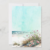 GRAD an Bord der Tropical Surfing Graduation Party Einladung (Rückseite)