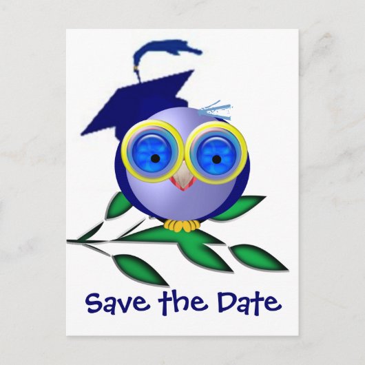 Grad-Ankündigung Ankündigungspostkarte (Vorderseite)