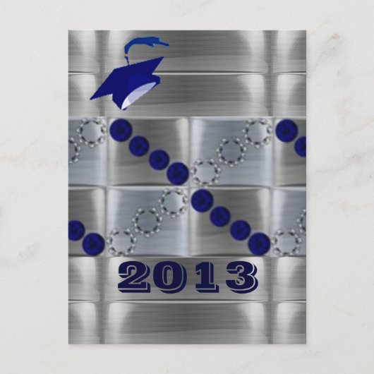 Grad-Ankündigung Ankündigungspostkarte (Vorderseite)