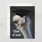 Grad-Ankündigung Ankündigungspostkarte (Vorne/Hinten)