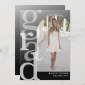 GRAD Arch Foto Ombre Abschluss Ankündigung (Vorne/Hinten)