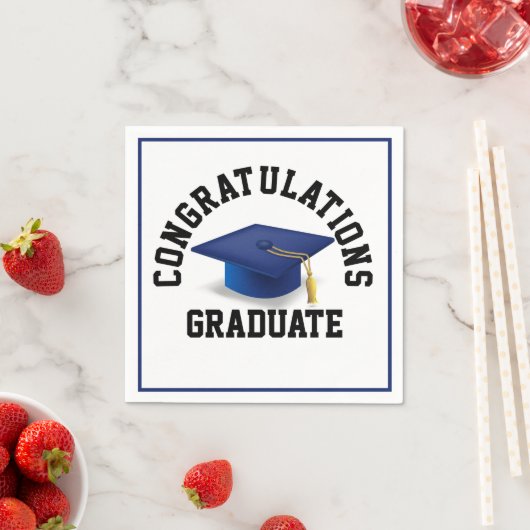 Grad Bash Essentials: Celebrate in Style! Serviette (Beispiel)