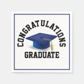 Grad Bash Essentials: Celebrate in Style! Serviette (Vorderseite)