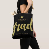 Grad Black & Imitate Gold Glitzer Einfach Elegante Tasche (Von Nahem)