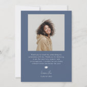 GRAD Blue Arch Abschluss Ankündigung (Rückseite)