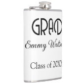 Grad bold letter graduation name class of 20XX sim Flachmann (Rechts)