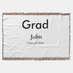grad boy add name congrats date year text decke