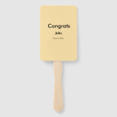 grad boy add name congrats date year text fächer (Rückseite)