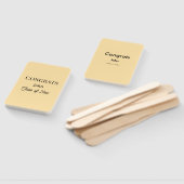 grad boy add name congrats date year text fächer (Non-assembled)