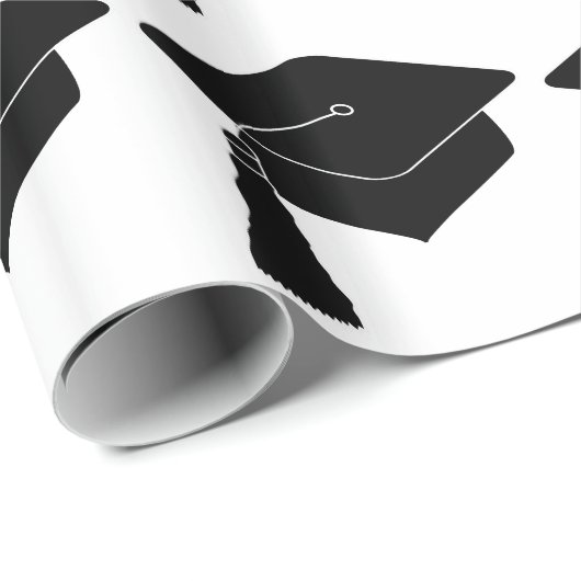 Grad Cap Abschluss Geschenk Geschenkpapier (Rolleneckpunkt)