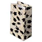 Grad-Cap-Abschluss Kleine Geschenktüte (Rückseite Schrägansicht)