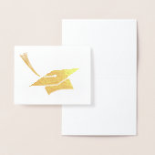 Grad-Cap-Abschluss-Themenkarte Folienkarte (Anzeige)