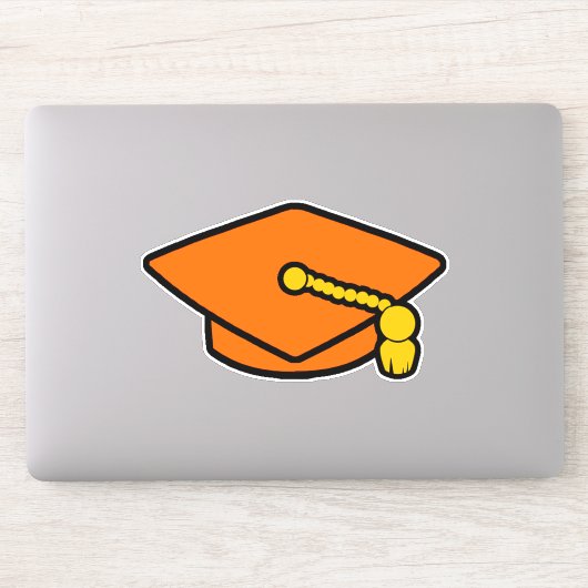 Grad Cap Aufkleber (Computer)