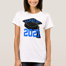 Grad Cap Blue Klasse 2024