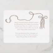 Grad Cap Bow & Tassel Ankündigung von Fotokollagen (Rückseite)