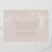 Grad Cap Bow & Tassel Ankündigung von Fotokollagen (Rückseite)