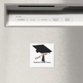 Grad-Cap-Diplom-Klasse 2025 Abschluss Magnet (In Situ (Geschirrspüler))