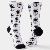 Grad Cap Diploma Abschluss Socken (Gewinkelt)