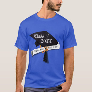 Grad Cap Diploma Abschluss T - Shirt