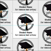 Grad Cap Diploma Class of 2026 Graduation Stoff (Kachel)