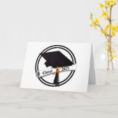 Grad-Cap-Diploma-Klasse 2025 Karte (Gelbe Blume)