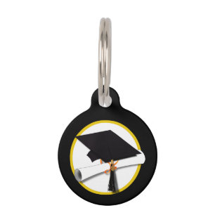 Grad Cap & Diploma - Schwarz Tiermarke