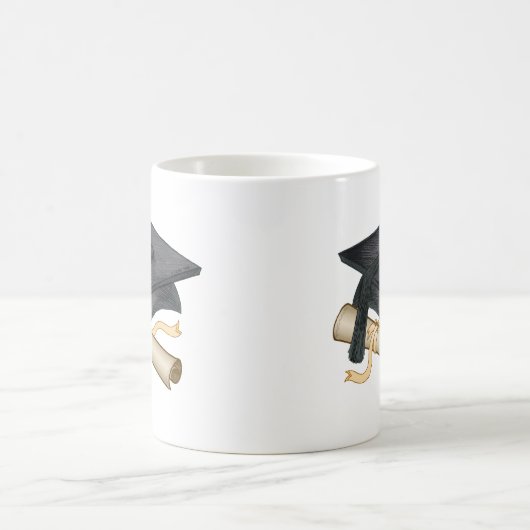 Grad-Cap-Diploma-Tasse Kaffeetasse (Mittel)