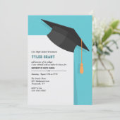 Grad Cap Einladung (Stehend Vorderseite)