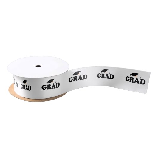 Grad Cap GRAD Abschluss Satinband (Spule)
