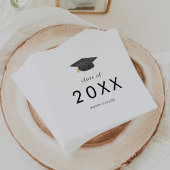 Grad Cap-Klasse 2025 Abschluss Serviette