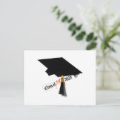 Grad Cap-Klasse 2026 Abschluss Postkarte (Stehend Vorderseite)